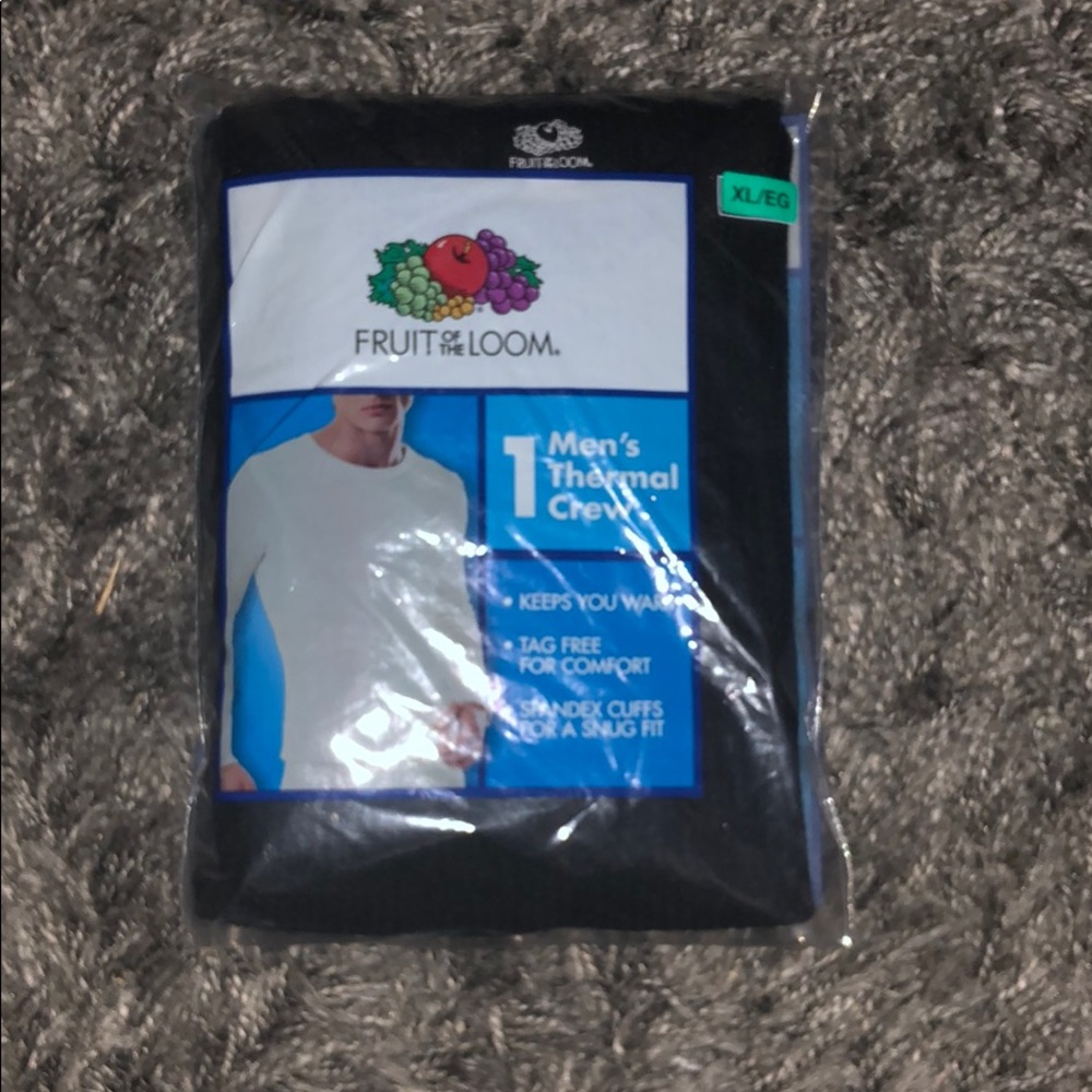 Fruit of the loom thermal crewneck shirt